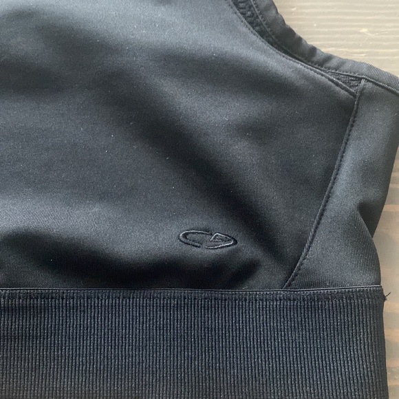 Champion C216 Womens Medium Black Racerback Vented Wire Free Sports - Picture 5 of 5